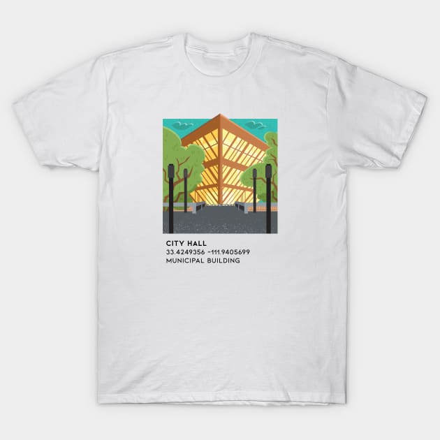 Tempe City Hall T-Shirt by DreamBox